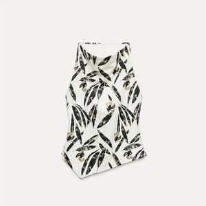 Zara open back top, never worn, size M